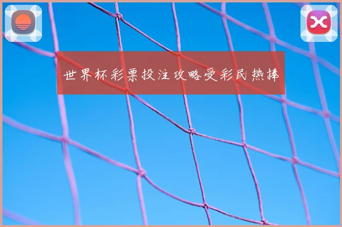 世界杯彩票投注攻略受彩民热捧